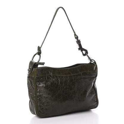 Balenciaga Chevre Classic Hardware Shoulder Bag Olive 2 of 10