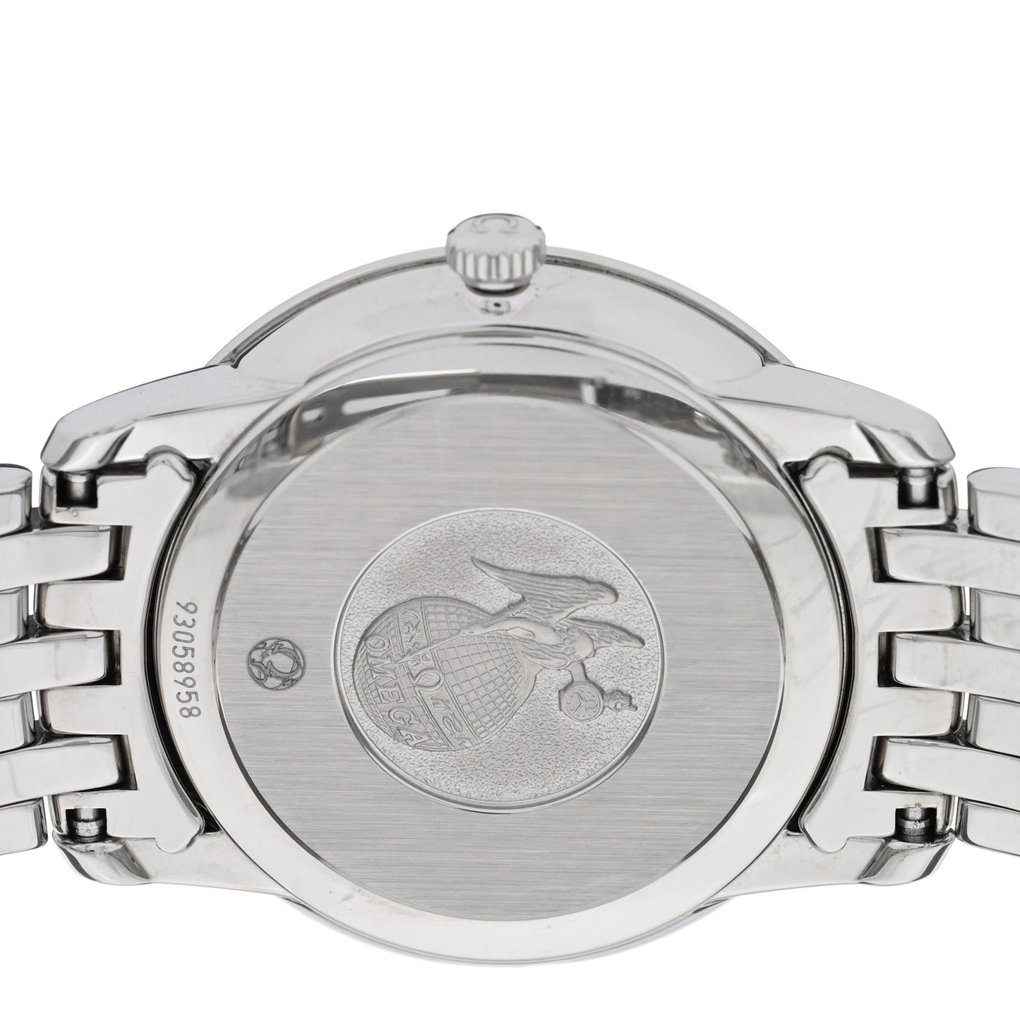 Stainless Steel Diamond Mother of Pearl 27mm De Ville Prestige Quartz Watch 424.10.27.60.55.001