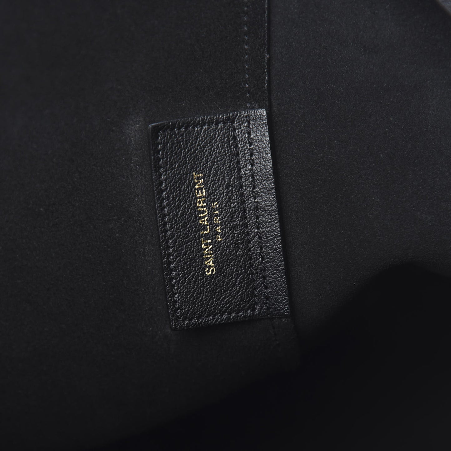 Calfskin Large Shopping Tote Black