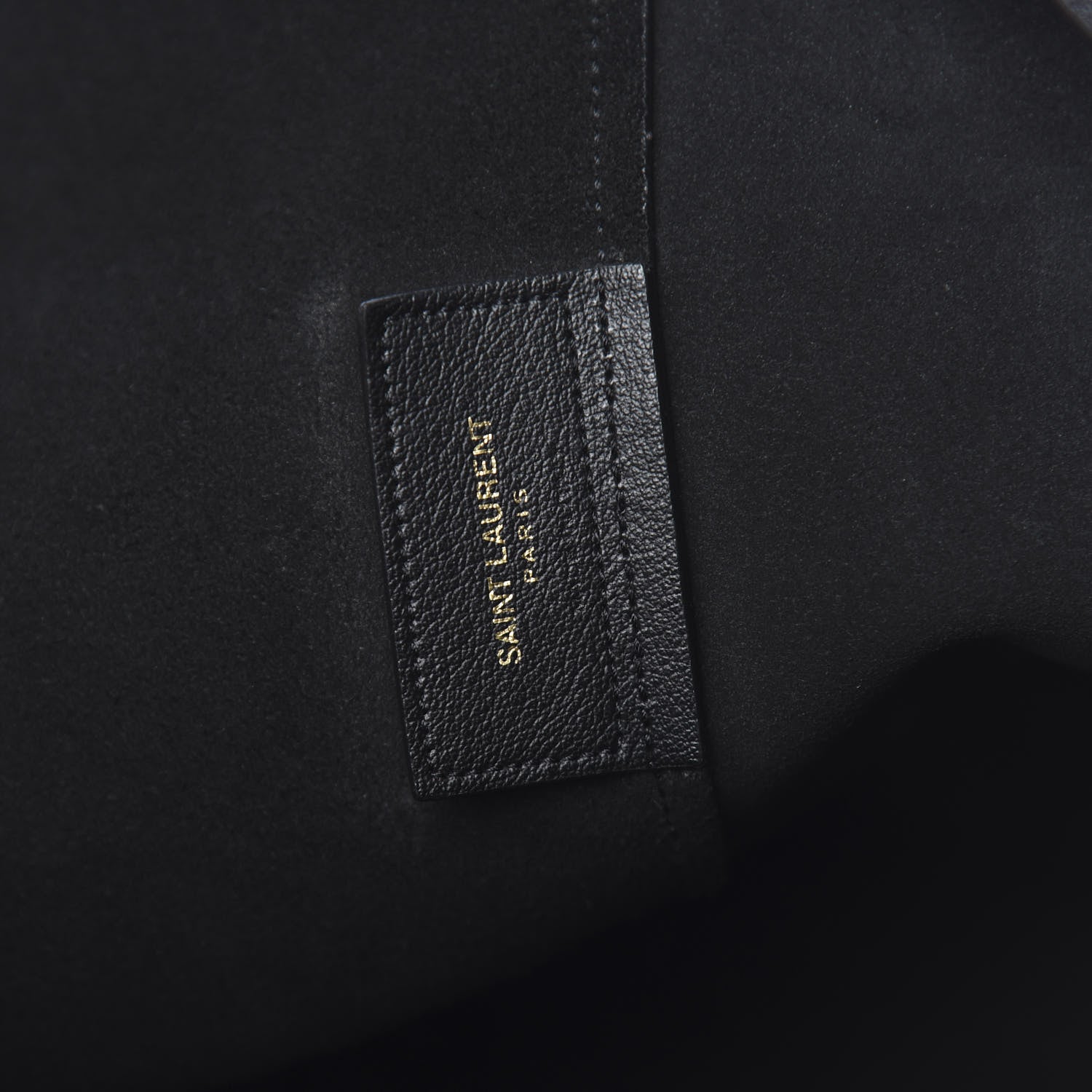 Saint Laurent Calfskin Large Shopping Tote Black 6 of 13
