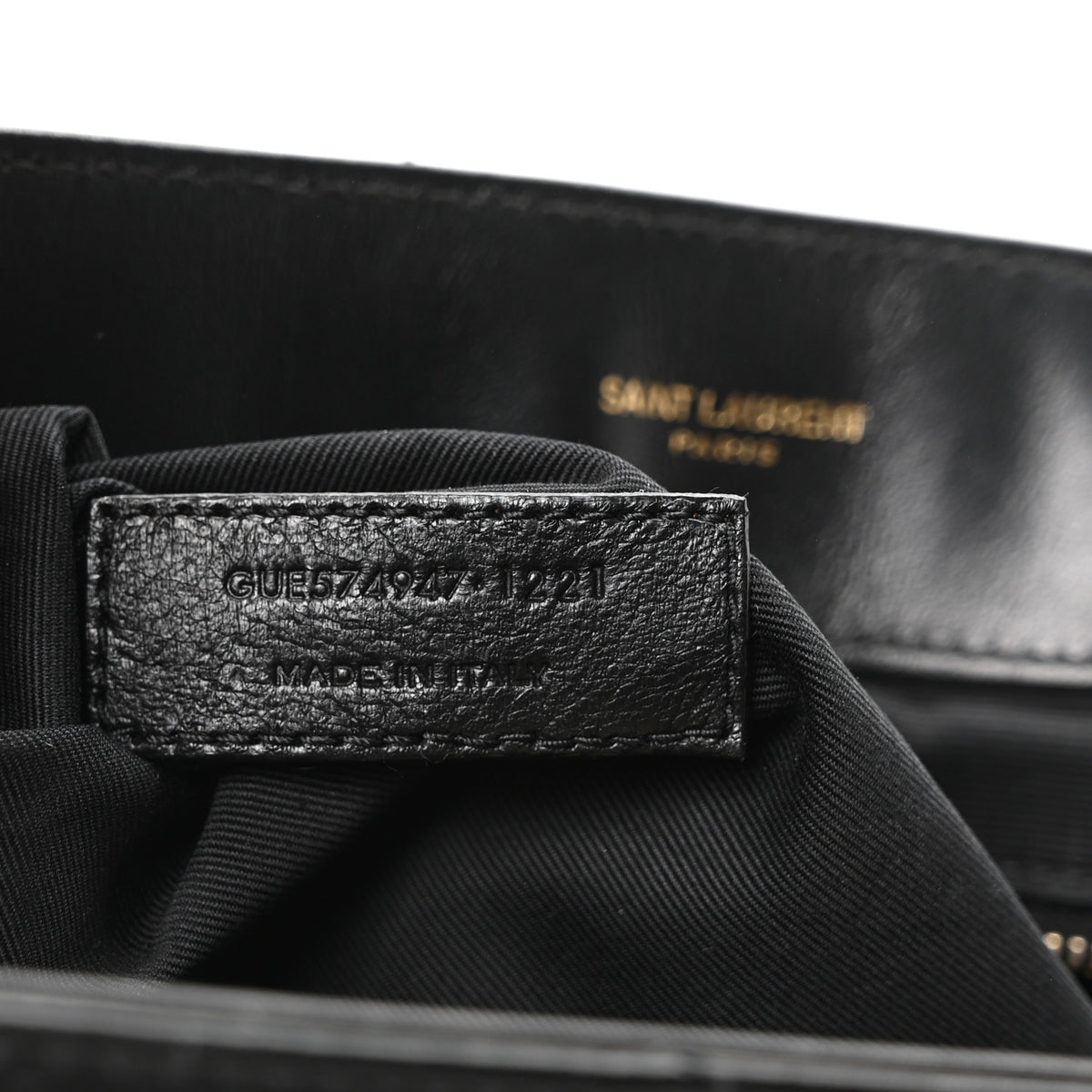 Saint Laurent Calfskin Y Quilted Monogram Large Loulou Chain Satchel Black 7 of 10