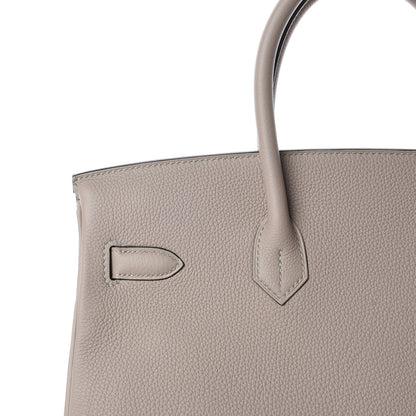 Hermes Togo Birkin 35 Gris Tourterelle 11 of 34