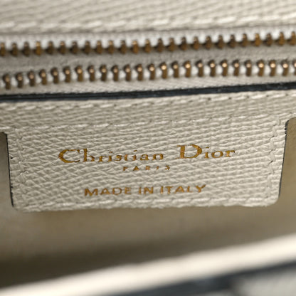 Christian Dior Grained Calfskin Mini Saddle Bag White 6 of 11