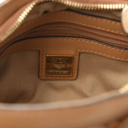 MCM Visetos Baguette Bag Cognac 5 of 12