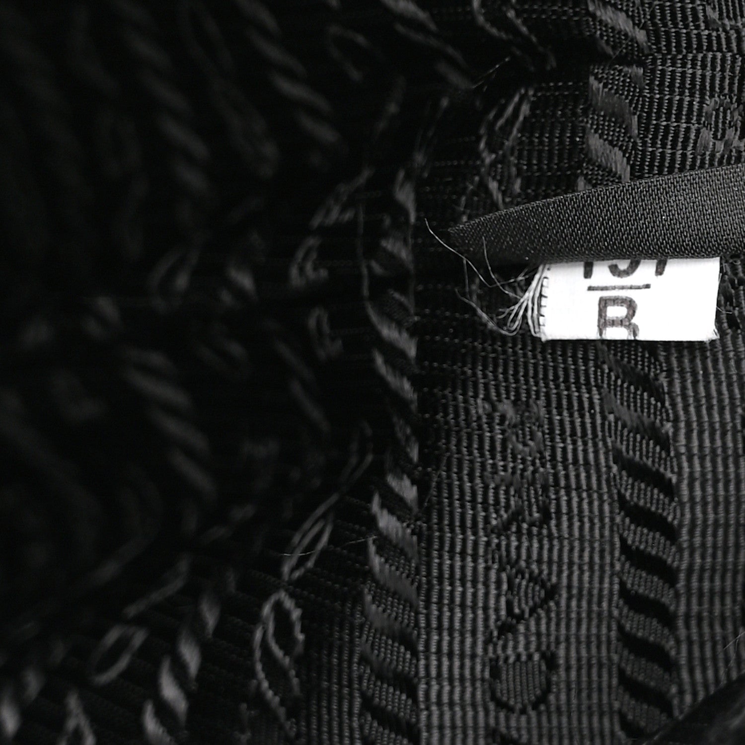 Prada Jacquard Logo Mini Bucket Bag Black 8 of 11