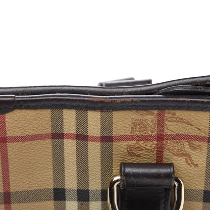 Burberry Haymarket Check Medium Regent Tote Chocolate 11 of 16
