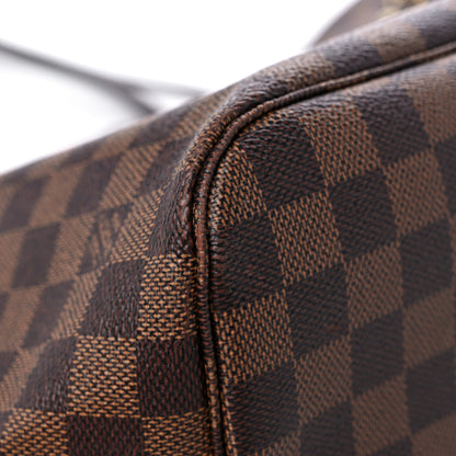 Louis Vuitton Damier Ebene Neo Neverfull MM Rose Ballerine 10 of 16