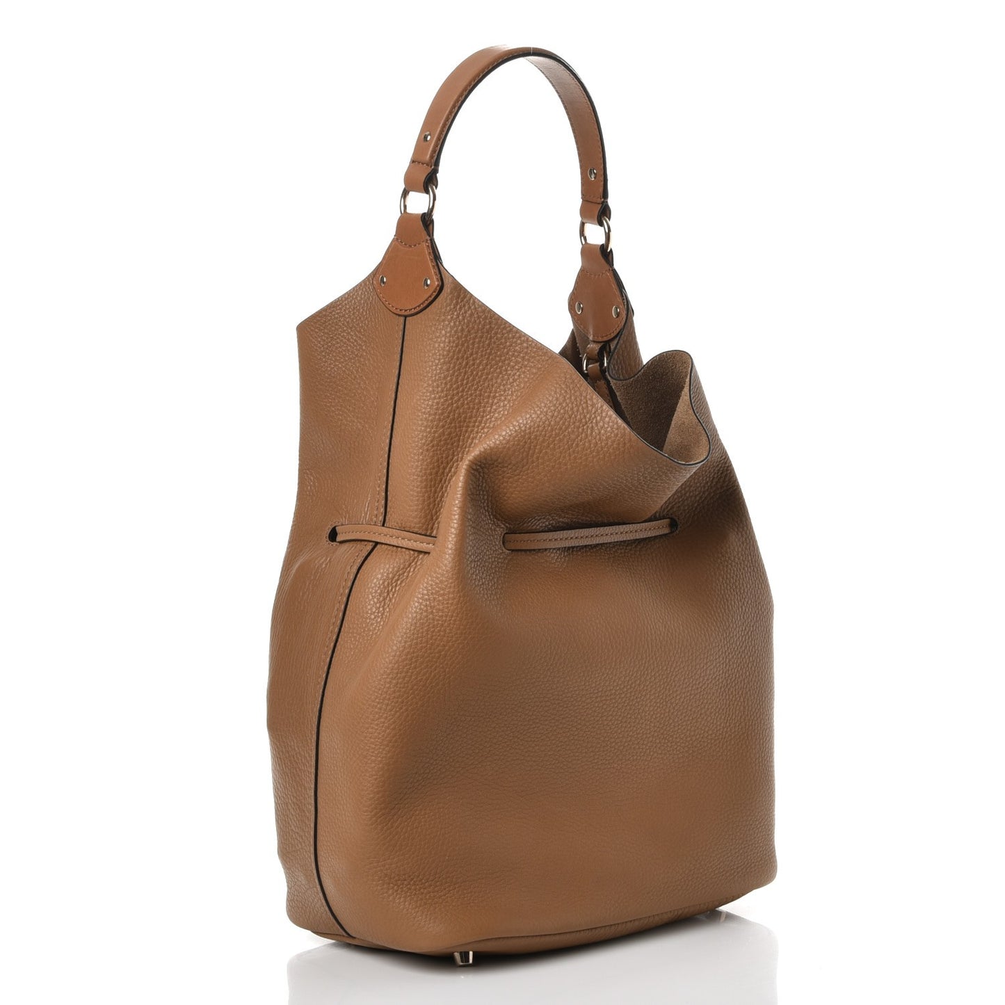 Grainy Calfskin Large Ashby Hobo Sand