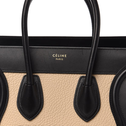 Celine Bullhide Drummed Calfskin Micro Tri-Color Luggage Antarctic 12 of 12