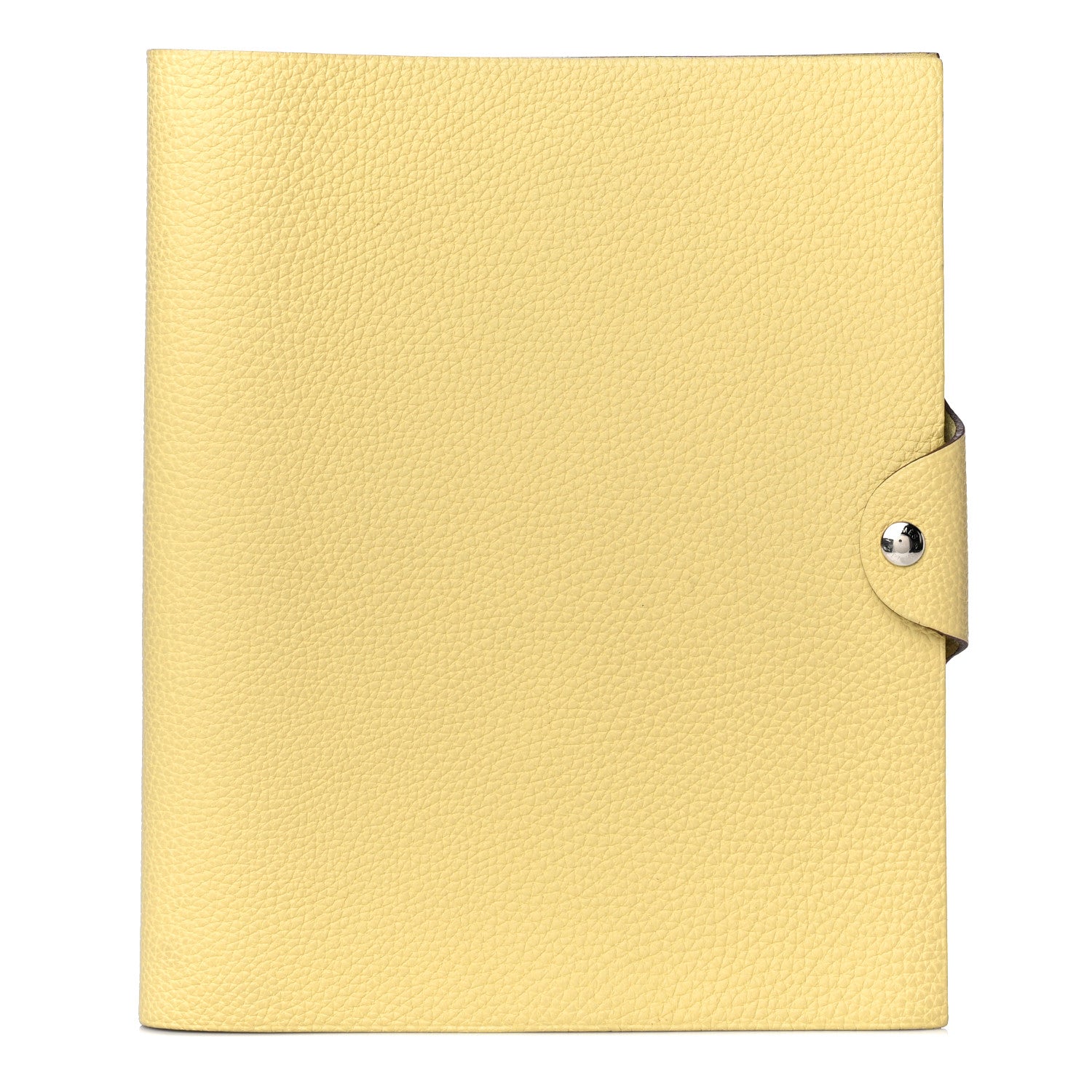 Hermes Togo Ulysse MM Agenda Cover Jaune Poussin 1 of 16