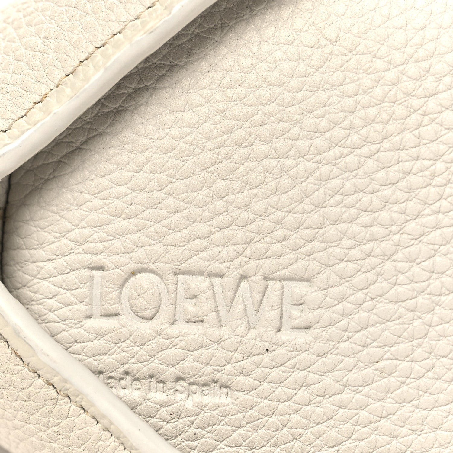 Loewe Calfskin Shearling Mini Bunny Crossbody Bag White 6 of 10