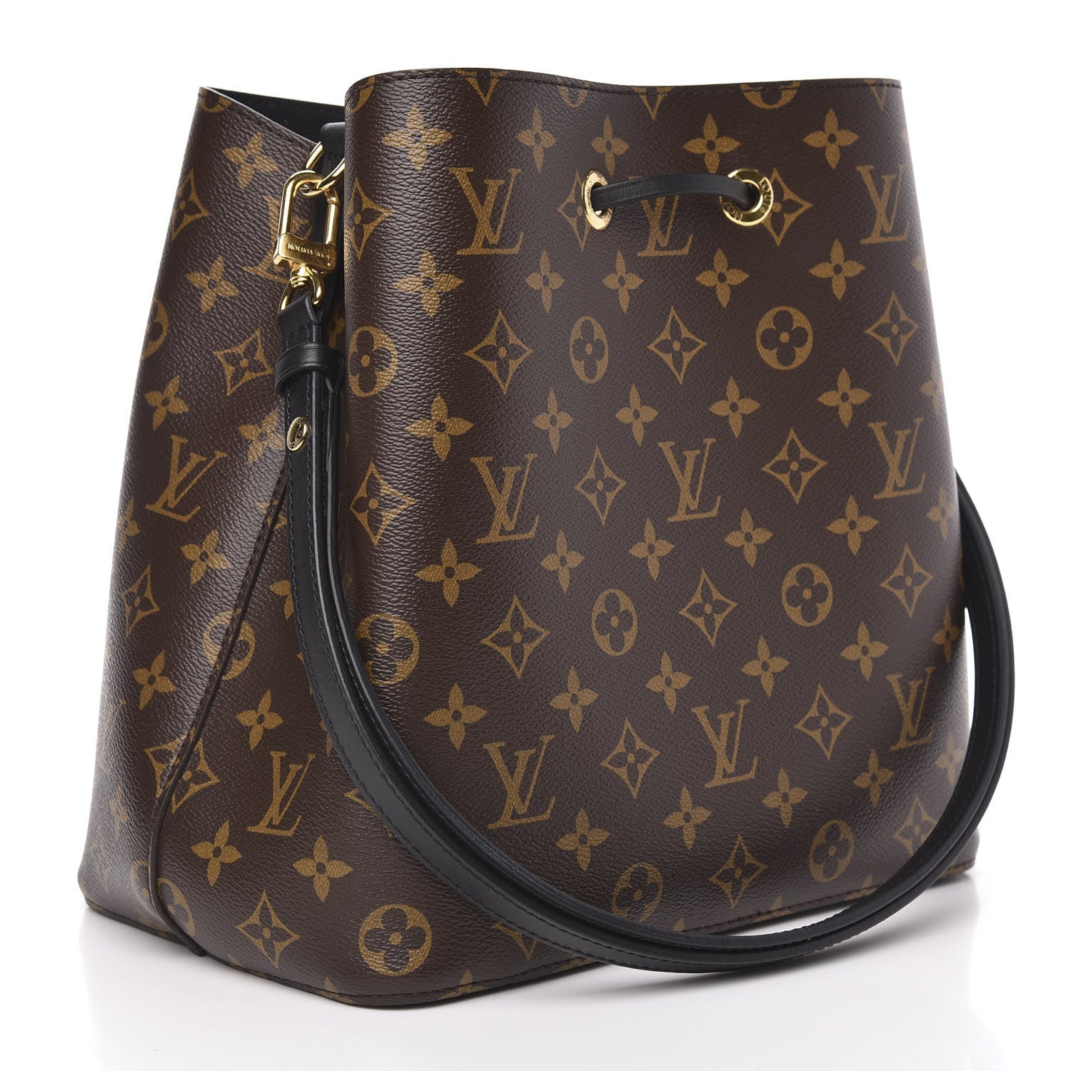 Louis Vuitton Monogram Neonoe MM Black 3 of 10