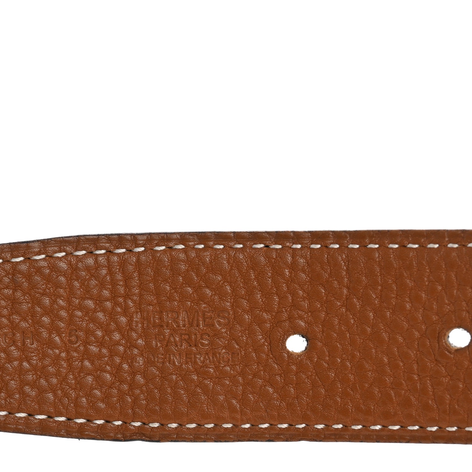 Hermes Box Togo Reversible 32mm Belt Strap 85 34 Black Gold 5 of 6