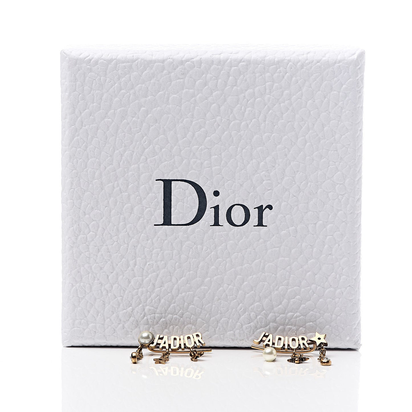 Pearl Crystal J'Adior Earrings Aged Gold