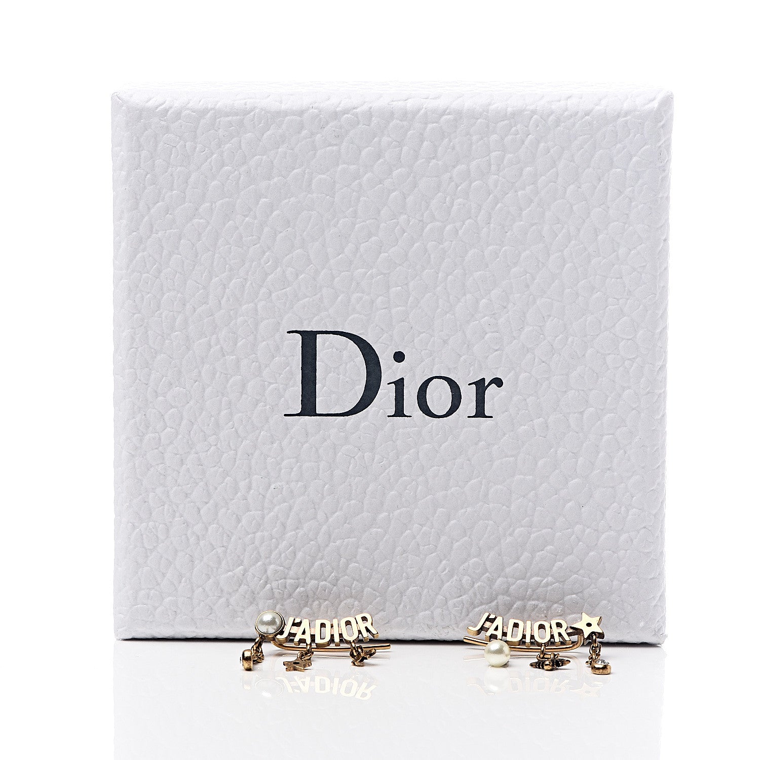 Christian Dior Pearl Crystal J'Adior Earrings Aged Gold 4 of 4