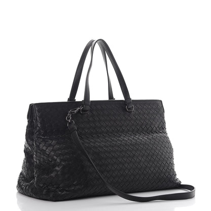 Bottega Veneta Nappa Intrecciato Large Top Handle Tote Black 4 of 9