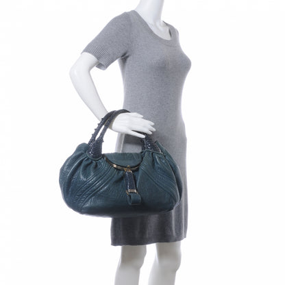 Fendi Nappa Nuvolata Spy Petrolio 2 of 8