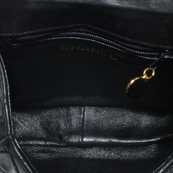 Chanel Lambskin Mini Flap Black 7 of 10