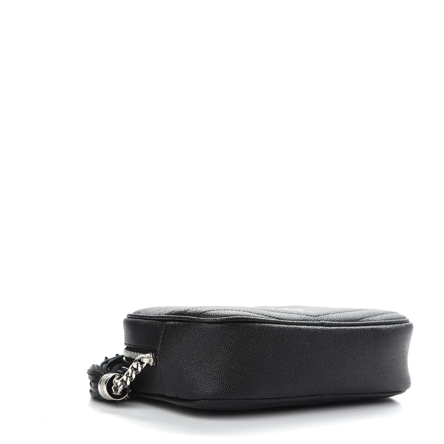 Saint Laurent Grain De Poudre Matelasse Monogram Mini Lou Camera Bag Black 3 of 8