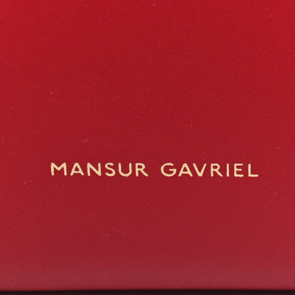 Mansur Gavriel Vegetable Tanned Calfskin Backpack Flamma 6 of 9