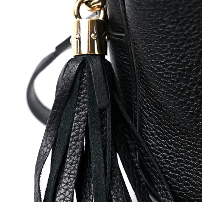 Gucci Pebbled Calfskin Small Soho Disco Bag Black 13 of 14
