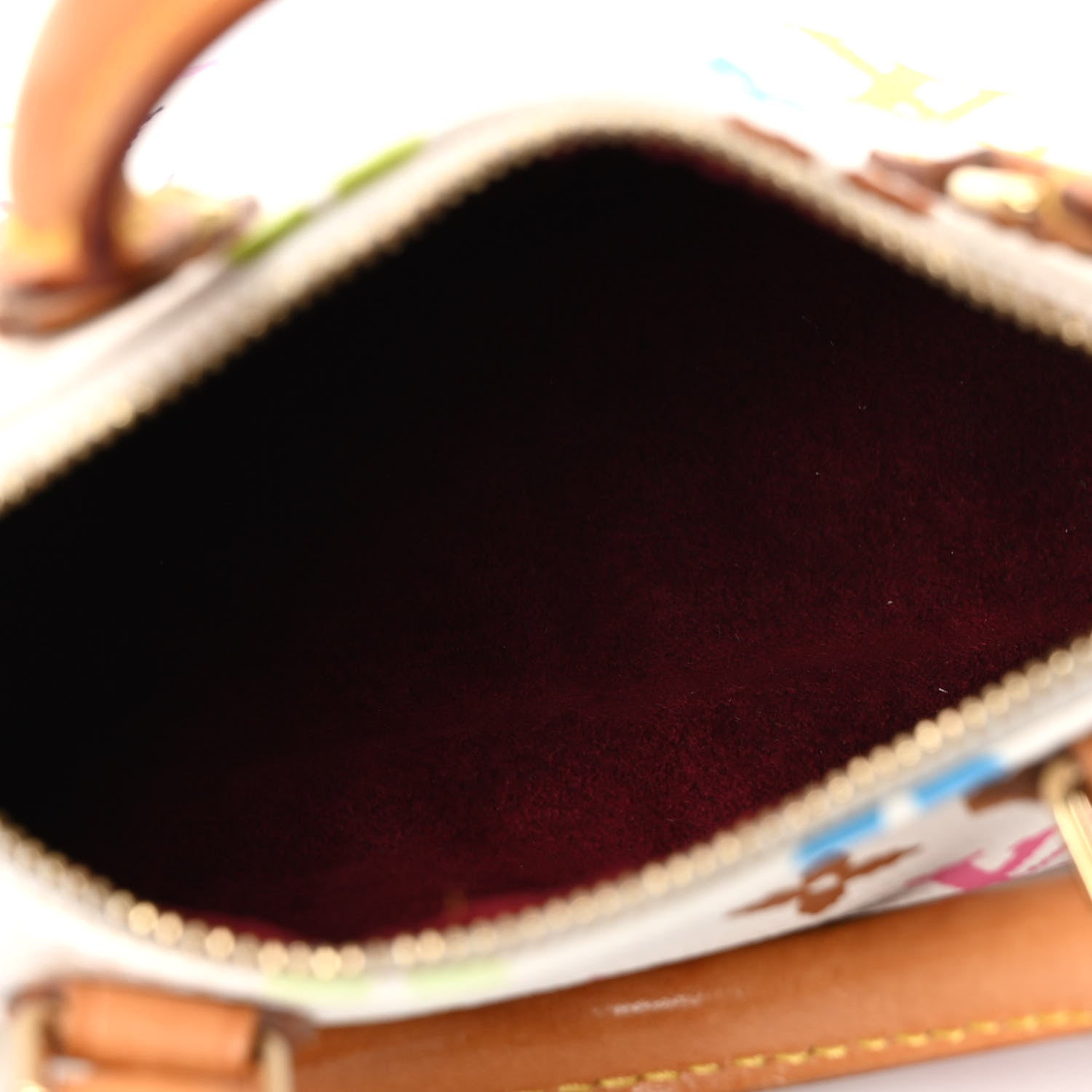 Louis Vuitton Monogram Multicolor Mini Sac HL Speedy White 5 of 9