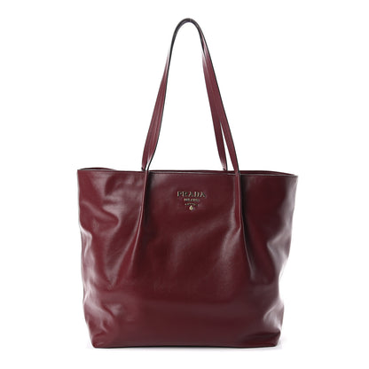 Prada Glace Calfskin City Calfskin Tote Cerise 1 of 8
