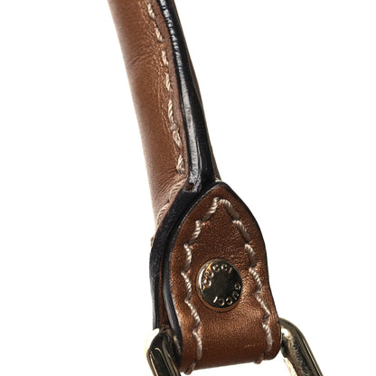 Gucci Metallic Soft Guccissima Medium Sukey Top Handle Bag Bronze 12 of 12