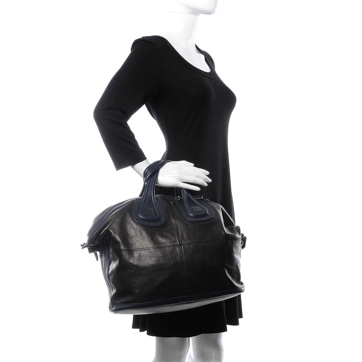 Calfskin Medium Nightingale Navy Black
