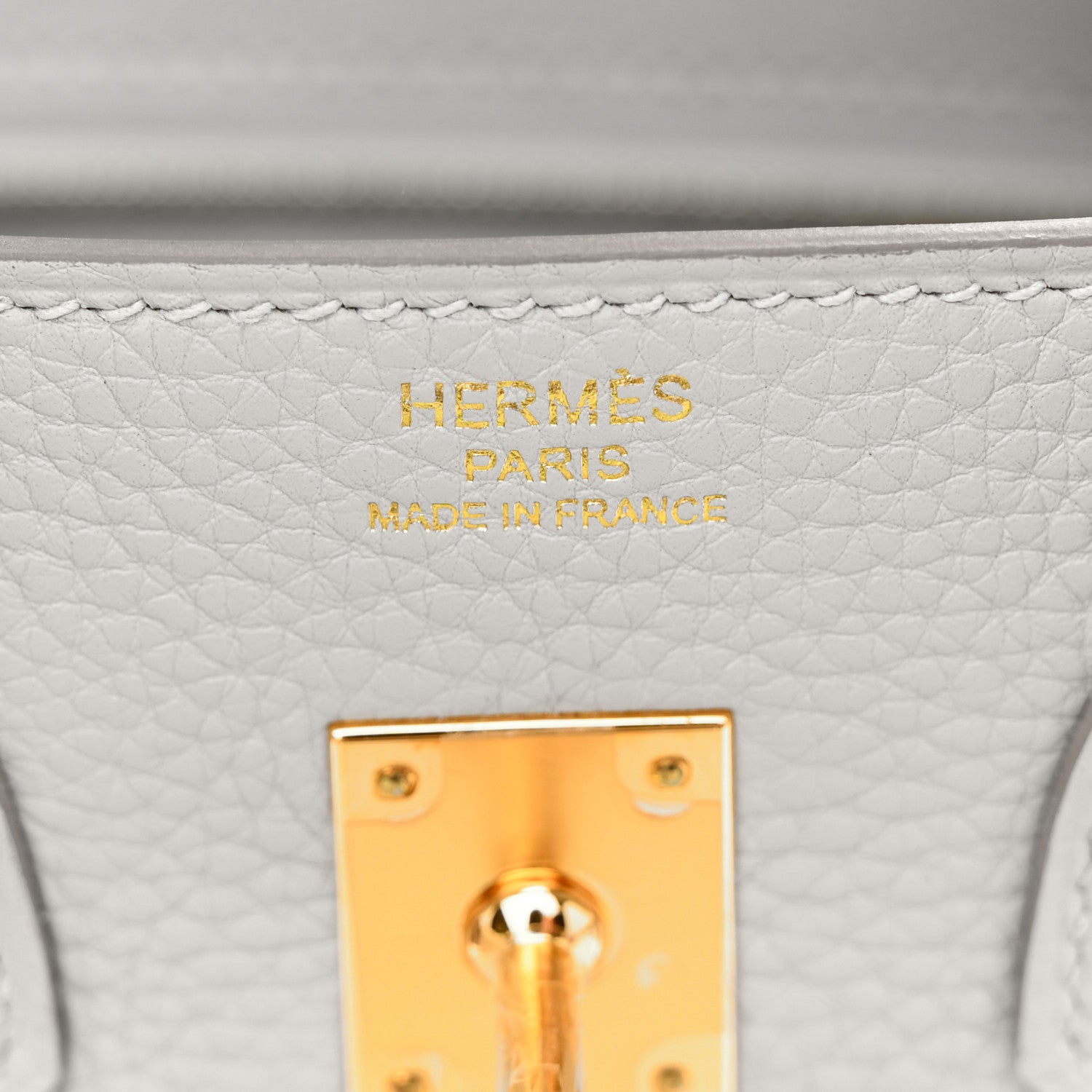 Hermes Togo Birkin 25 Gris Perle 6 of 13
