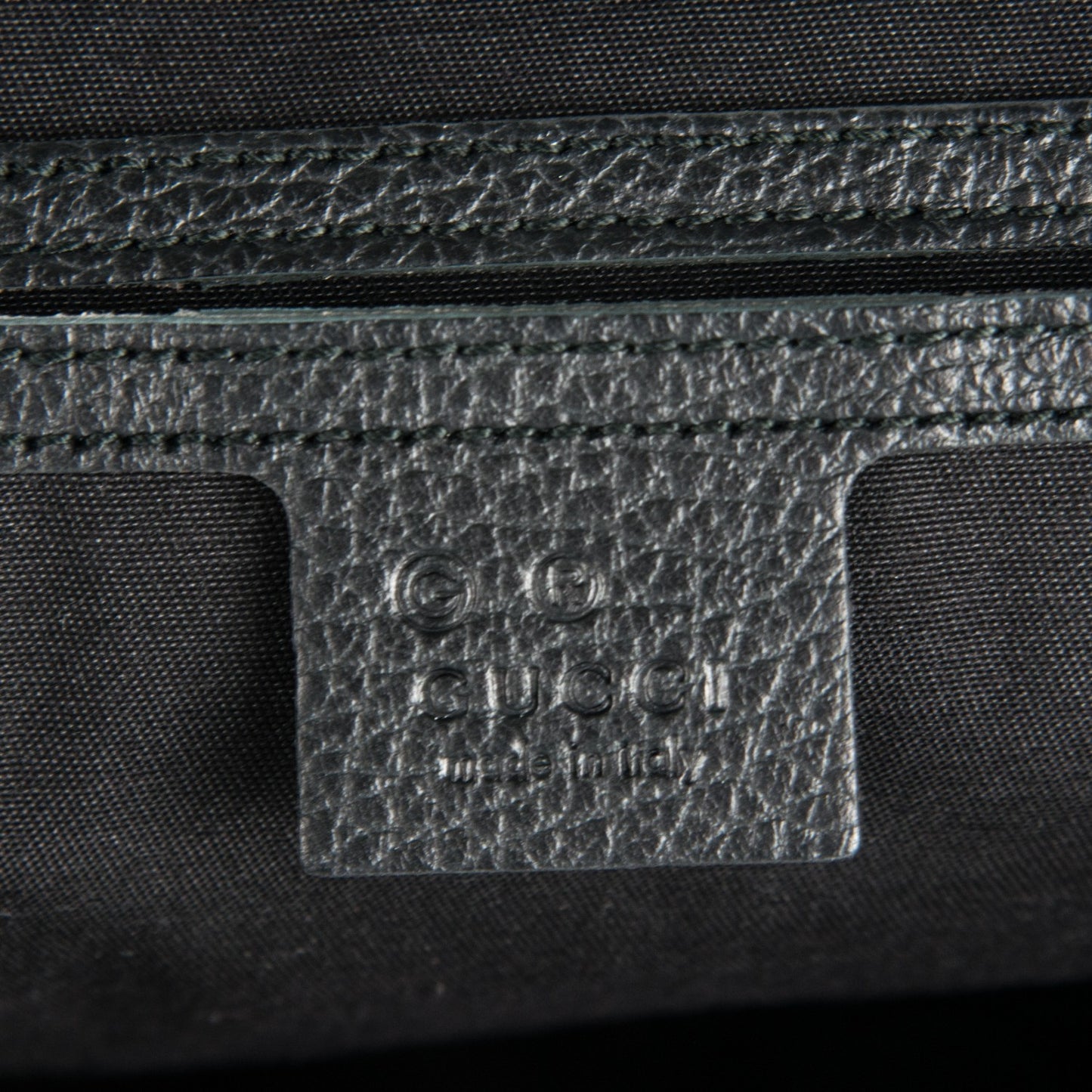 Denim Dollar Calfskin GG Monogram Medium Joy Tote Asfalto Black