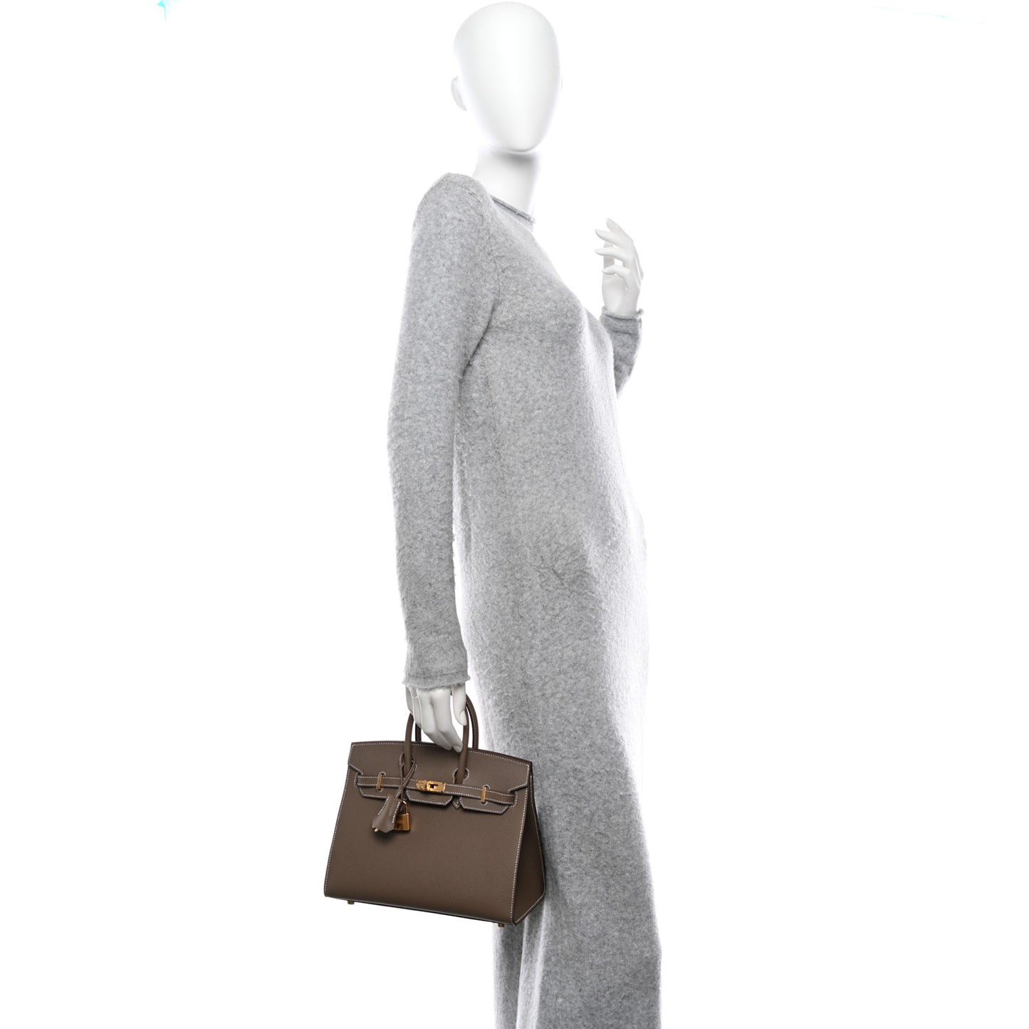 Epsom Birkin Sellier 25 Etoupe