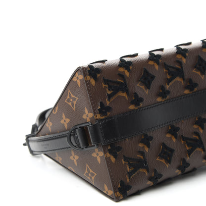 Louis Vuitton Monogram Tuffetage Triangle Messenger Black 5 of 8