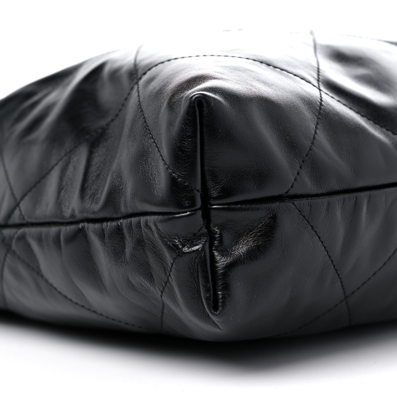 Chanel Shiny Calfskin Quilted Chanel 22 Black 9 of 10