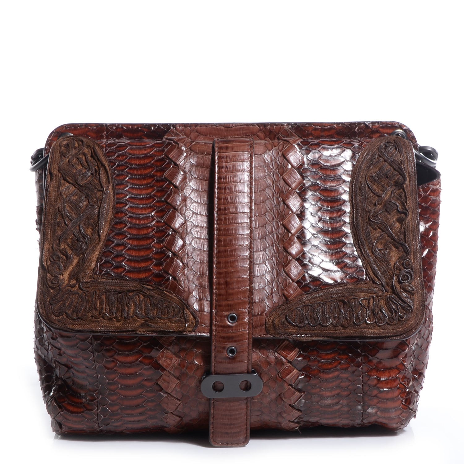 Bottega Veneta Cobra Passamaneria Shoulder Bag Canyon 1 of 8