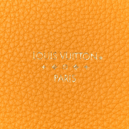 Louis Vuitton Grained Calfskin LV Pont 9 Soft PM Sunbeam 6 of 11