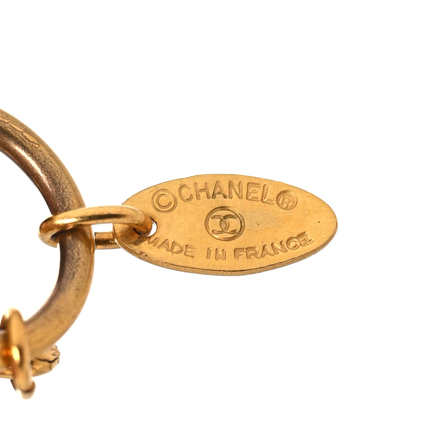 Chanel Metal Beaded Multistrand Bracelet Gold 4 of 5