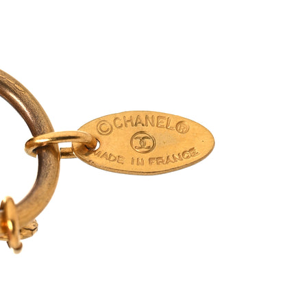 Chanel Metal Beaded Multistrand Bracelet Gold 4 of 5