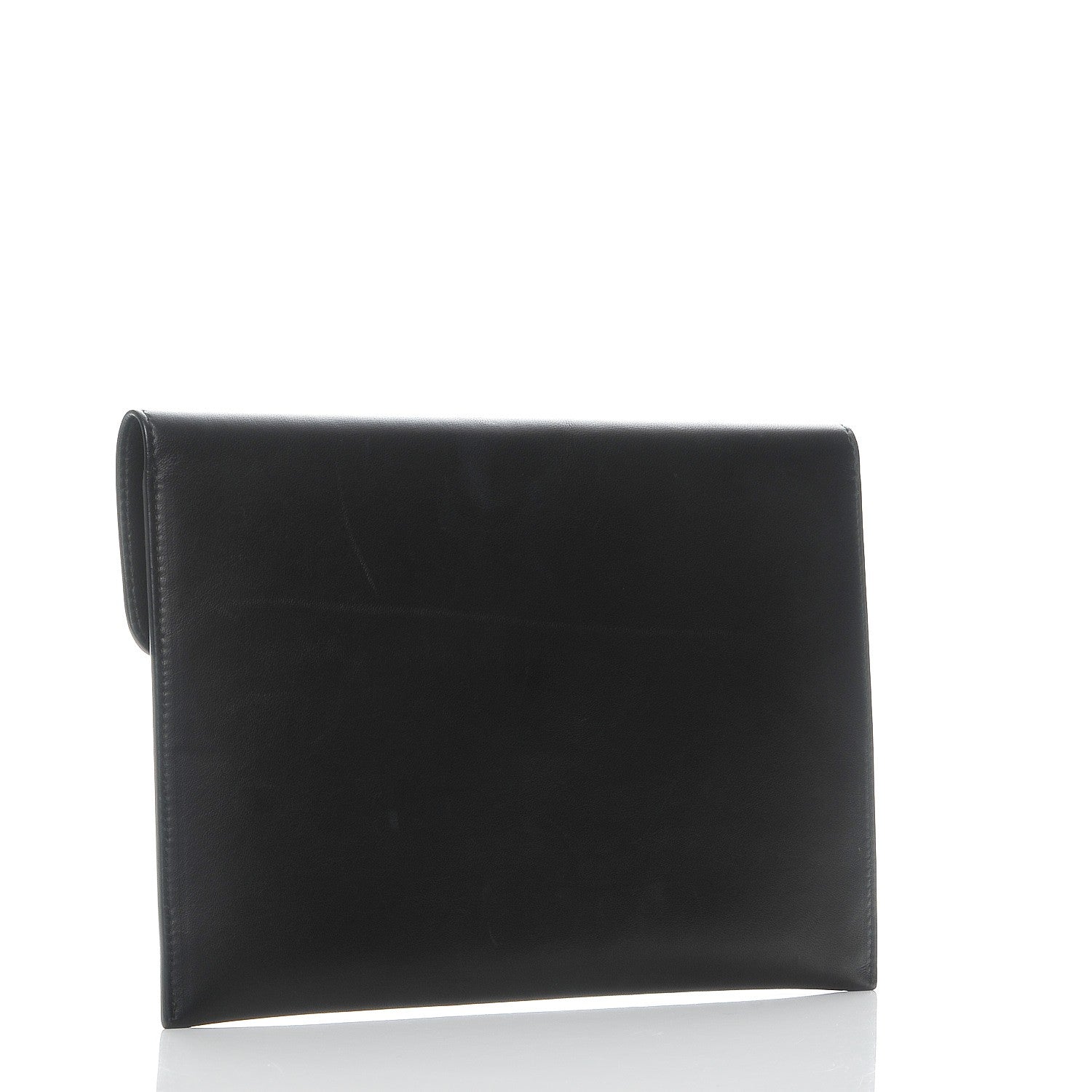 Alexander McQueen Calfskin Skull Envelope Clutch Black 2 of 8