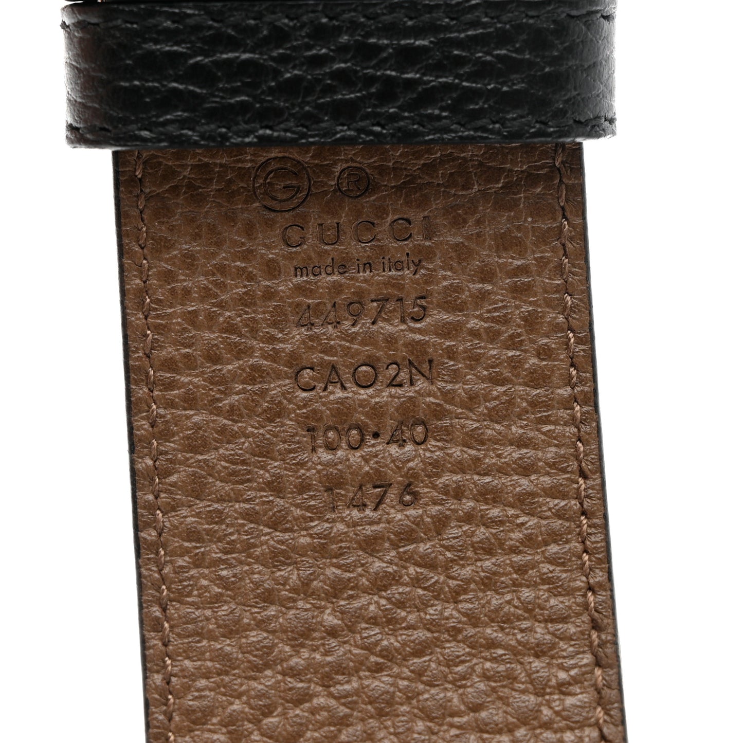 Calfskin 1973 Reversible Belt 100 40 Black Brown