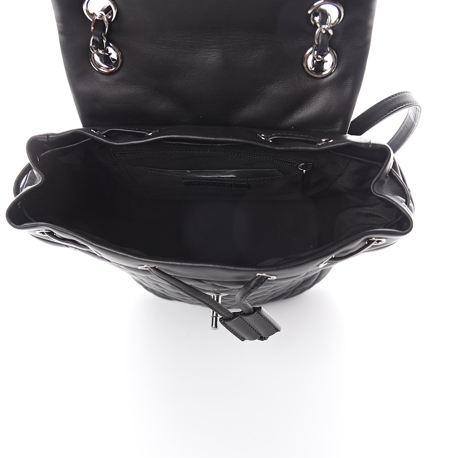 Chanel Lambskin Quilted Small Urban Spirit Backpack Black 4 of 9