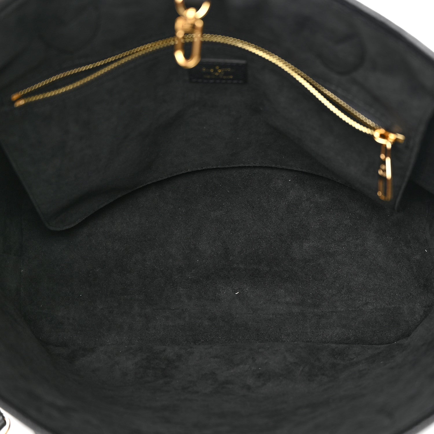 Louis Vuitton Empreinte Monogram Giant Neverfull MM Black Beige 6 of 14