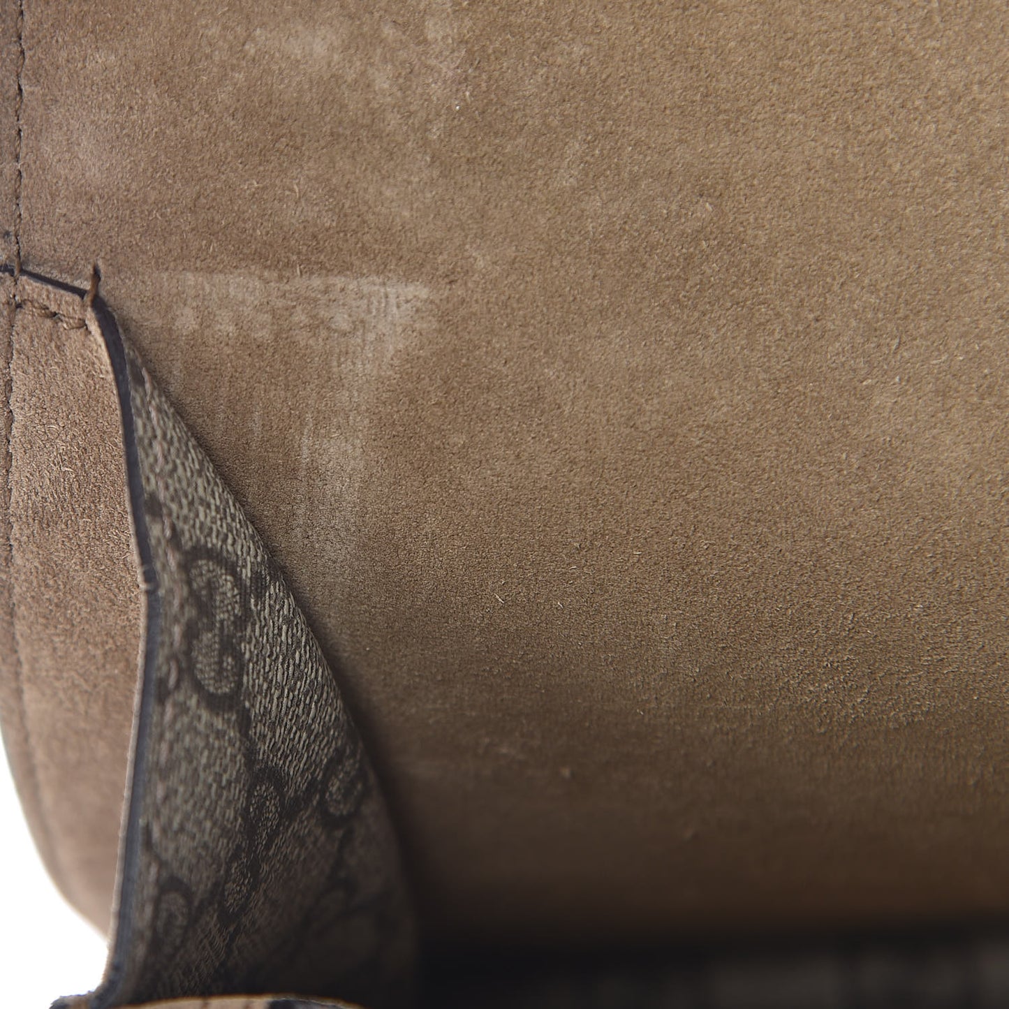 GG Supreme Monogram Embroidered Medium Dionysus Shoulder Bag Taupe