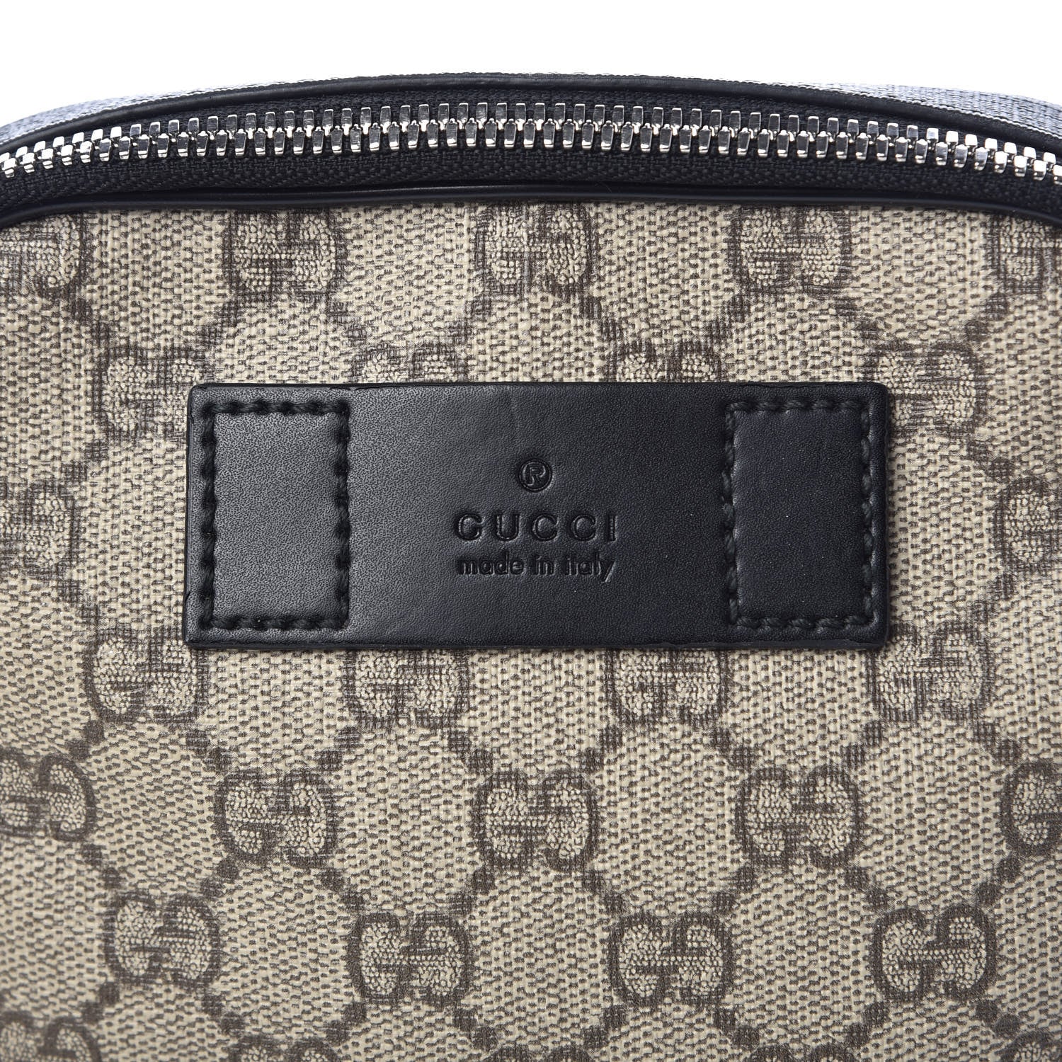 Gucci GG Supreme Monogram Web Belt Bag Black 5 of 11