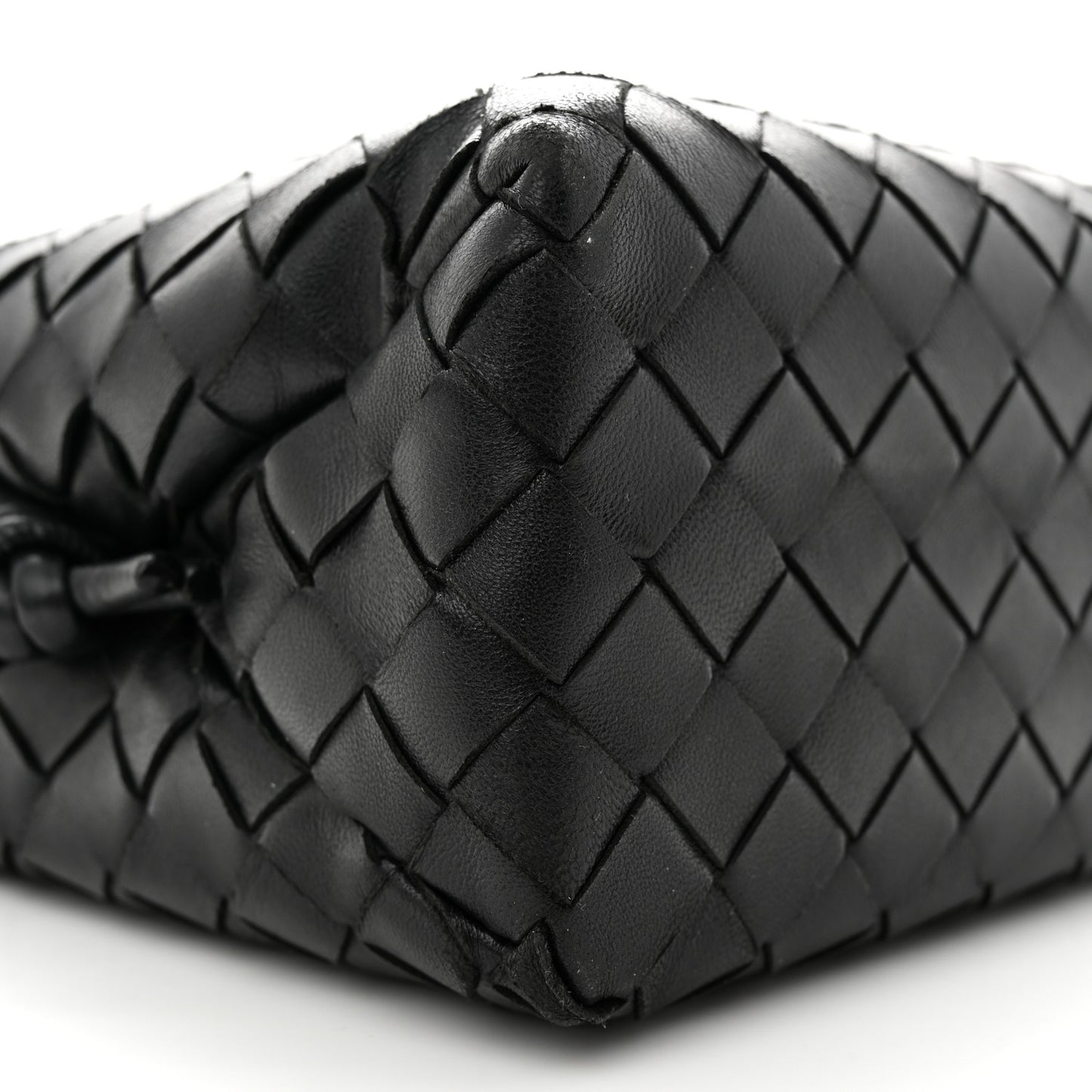 Nappa Intrecciato Medium Loop Camera Bag Black