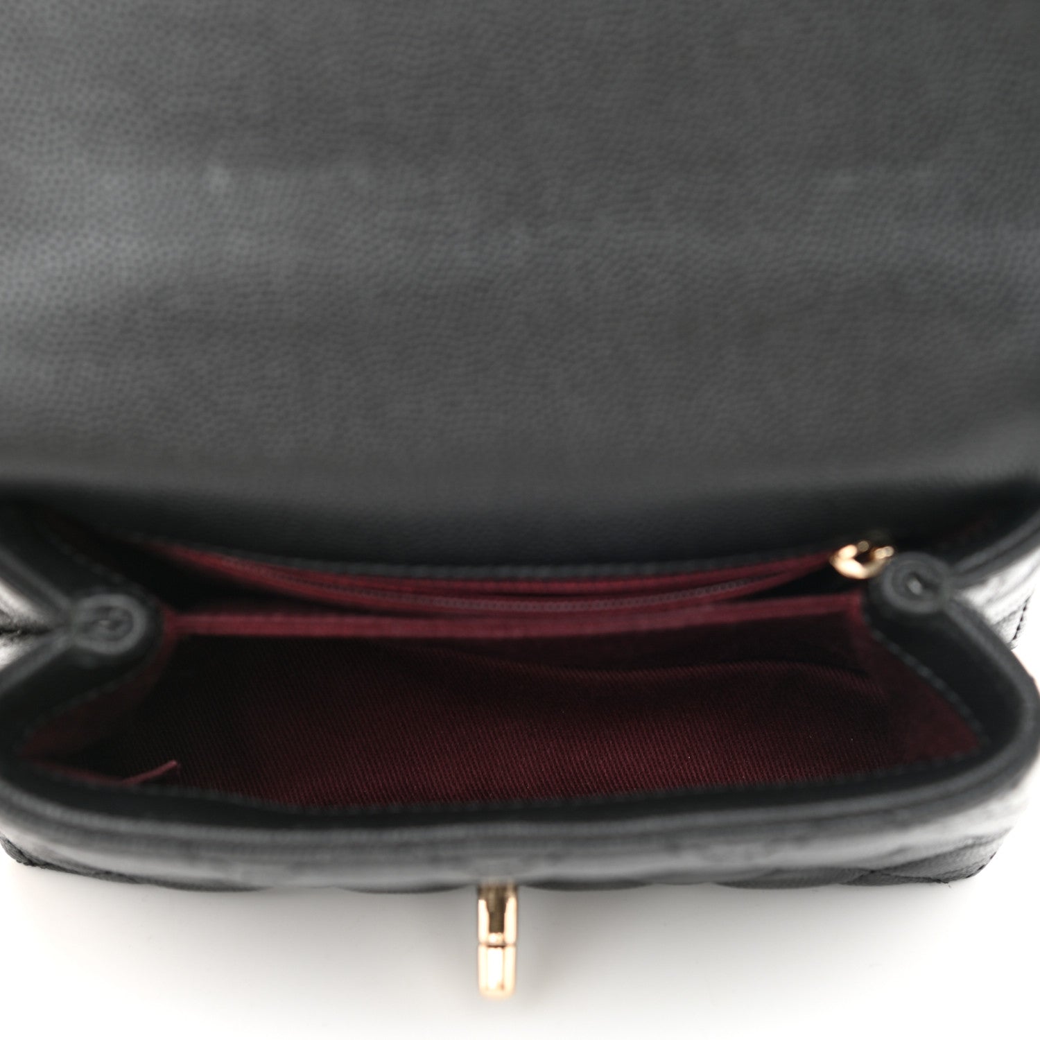 Chanel Caviar Quilted Extra Mini Coco Handle Flap Black 5 of 10