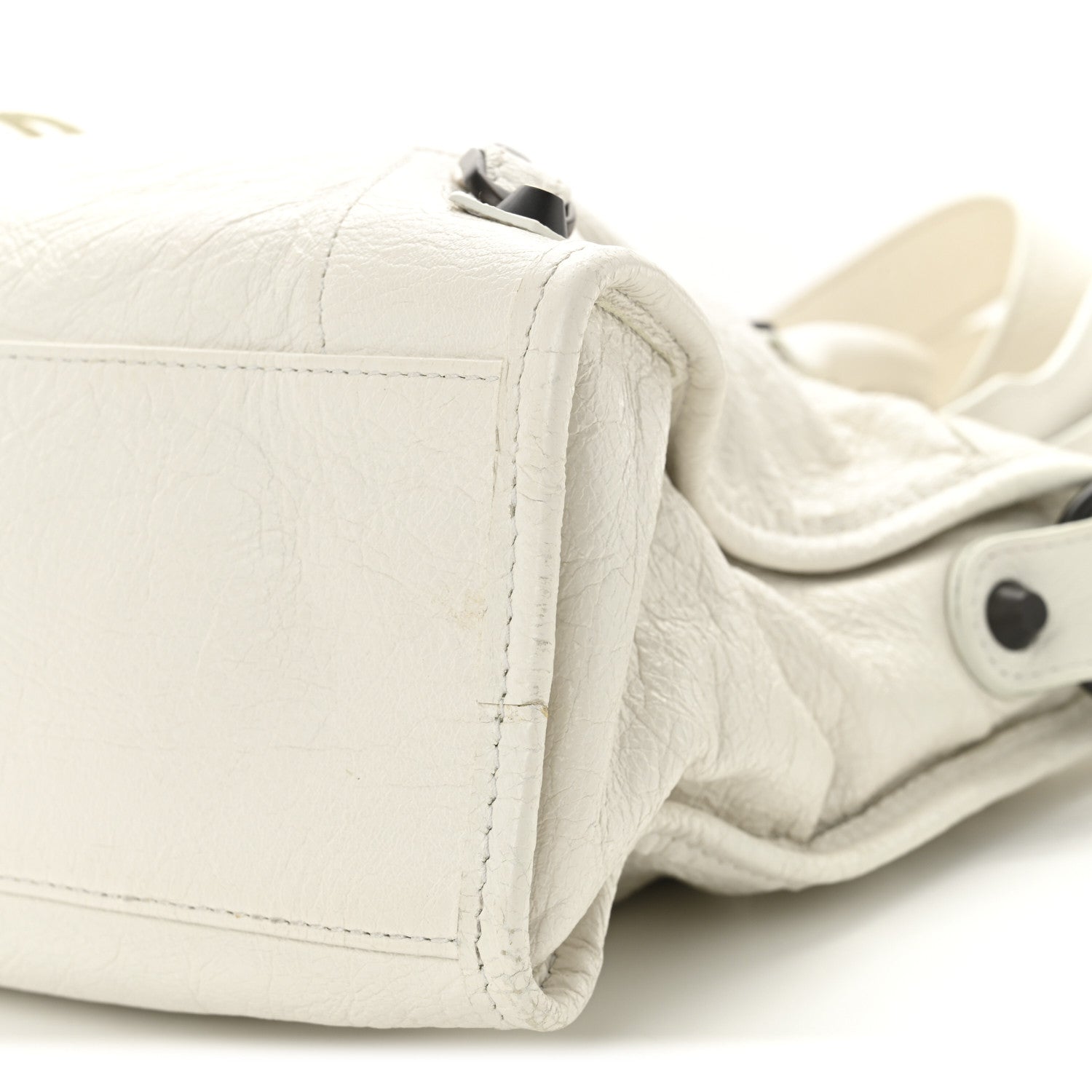 Balenciaga Agneau Classic Hardware S City White 10 of 11