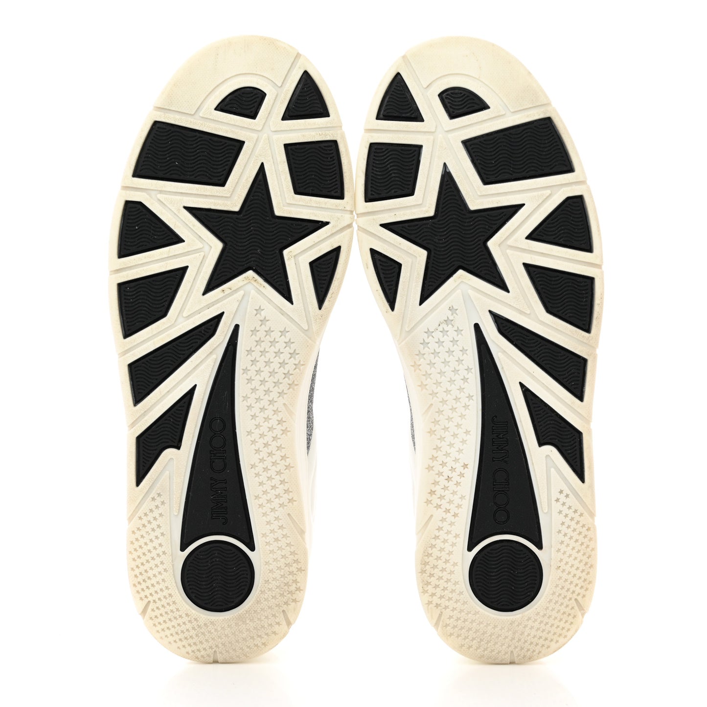 Calfskin Glitter Hawaii Sneakers 36 White