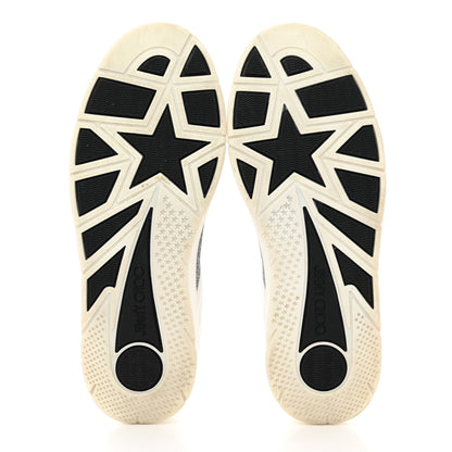Jimmy Choo Calfskin Glitter Hawaii Sneakers 36 White 5 of 6