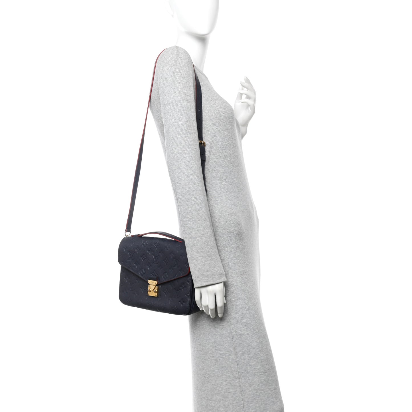 Empreinte Pochette Metis Marine Rouge